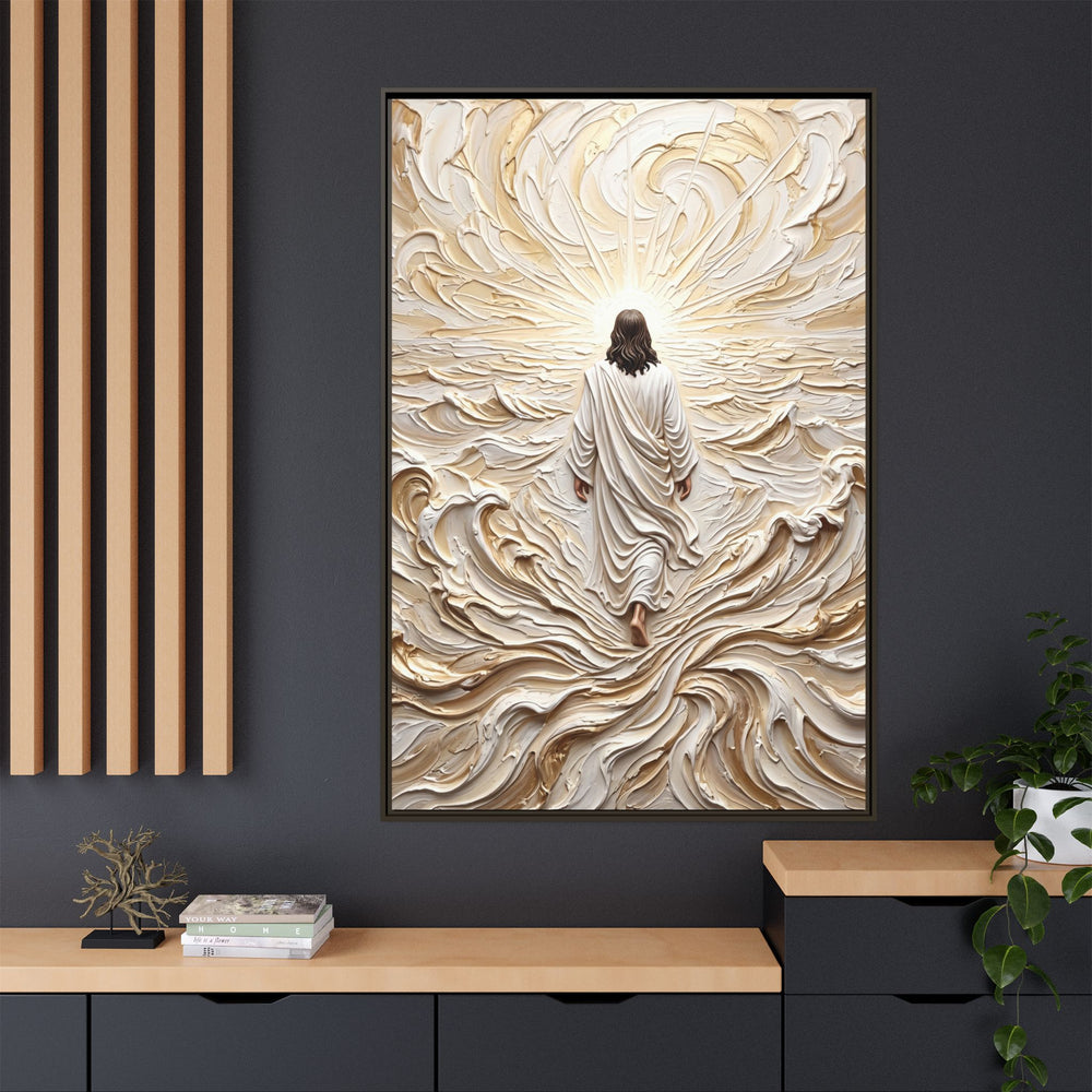 Surrendered in Prayer – Framed Canvas