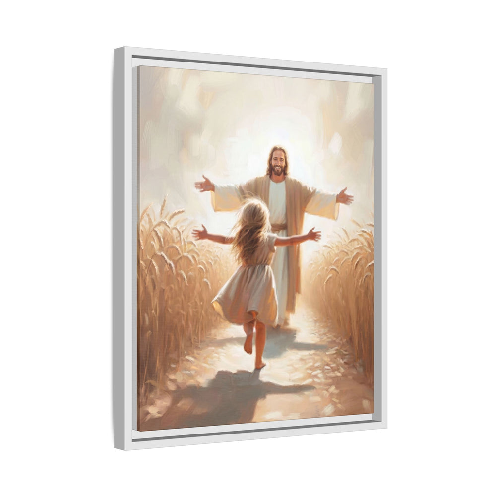 With Open Arms – Framed Canvas