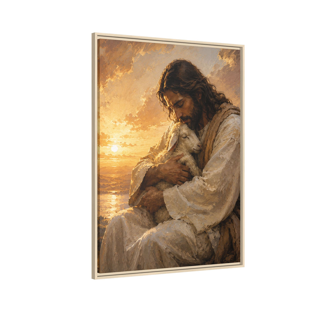 Comfort in His Presence – Framed Canvas