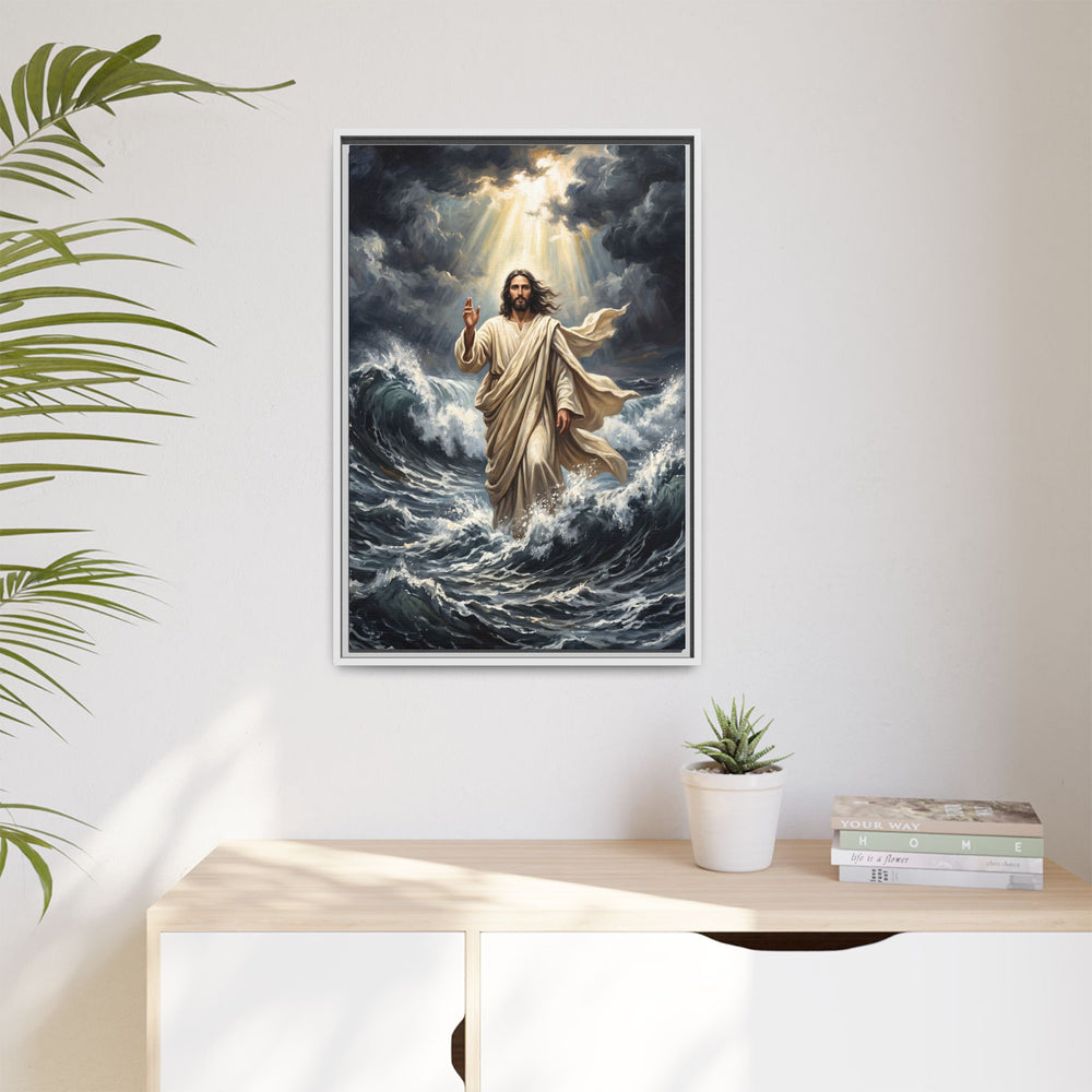 Master of the Storm – Framed Canvas