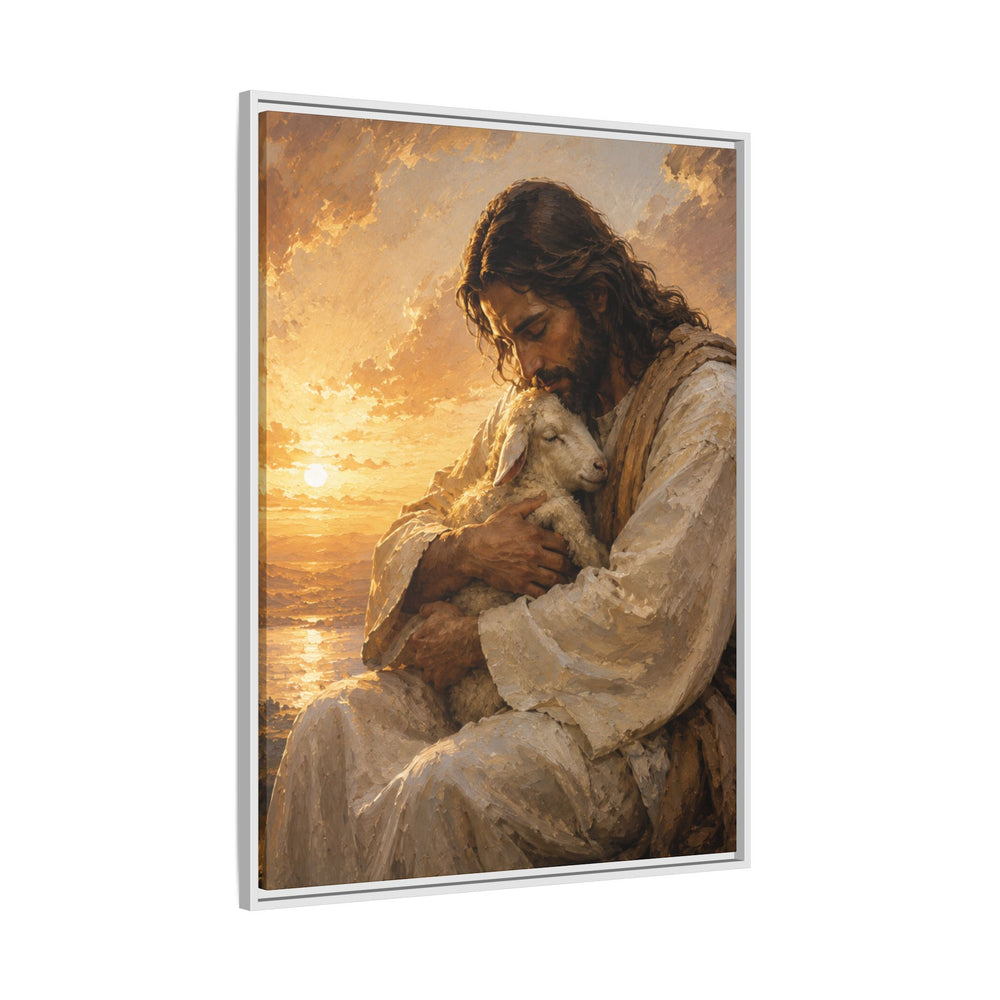 Comfort in His Presence – Framed Canvas
