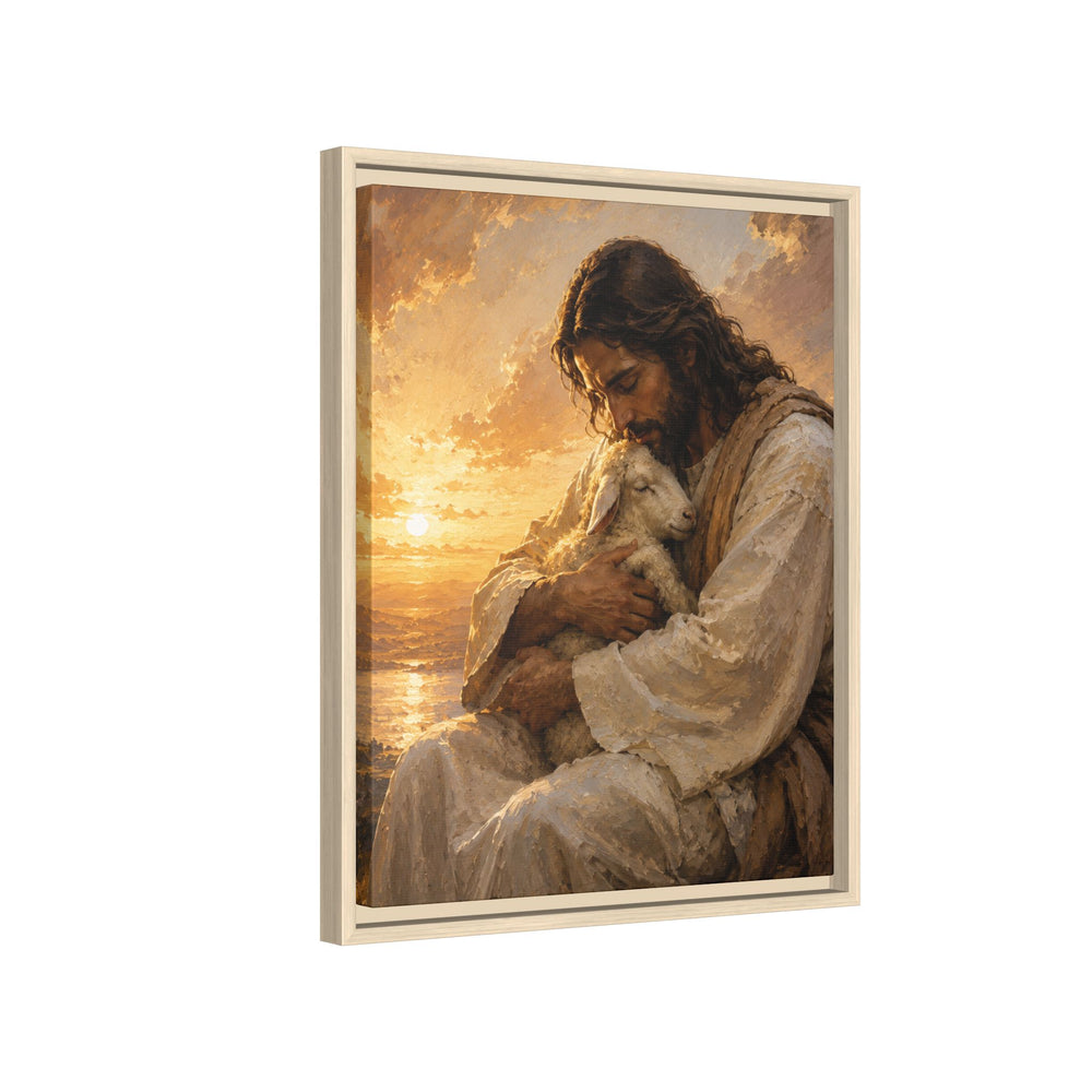 Comfort in His Presence – Framed Canvas