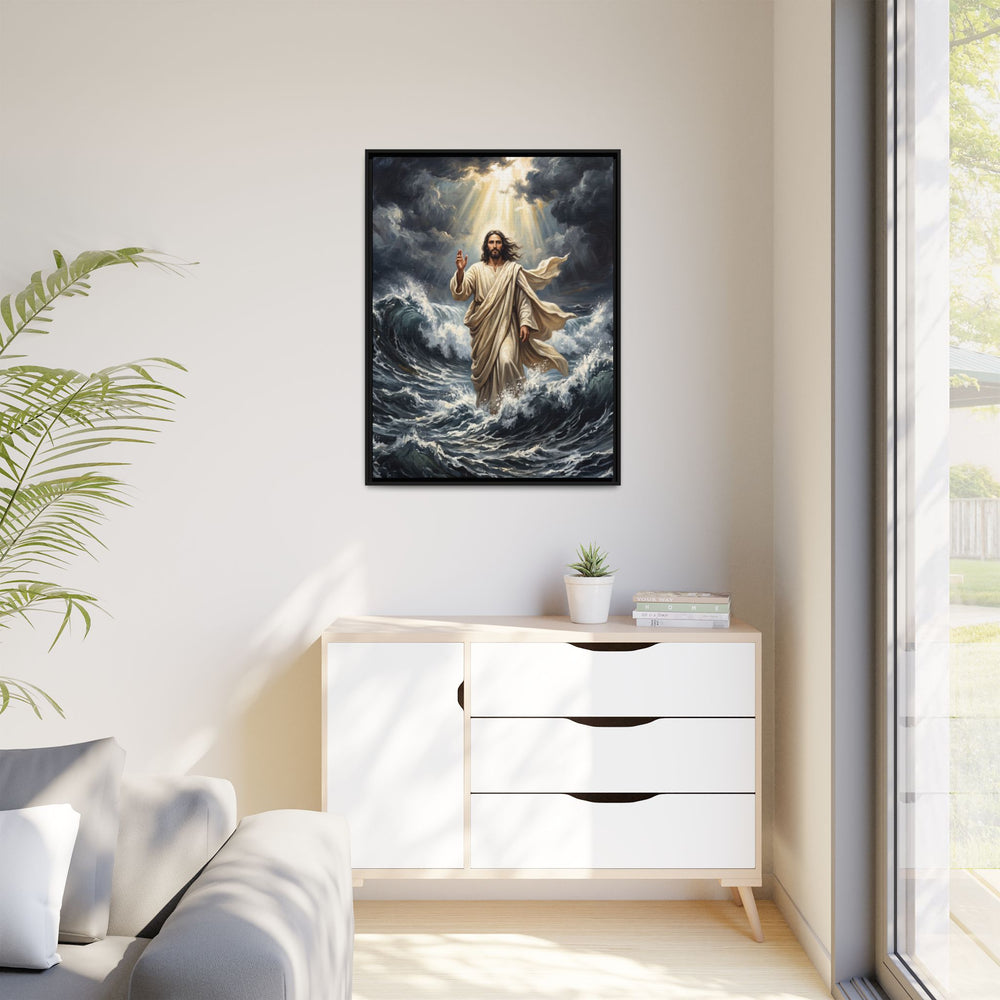 Master of the Storm – Framed Canvas