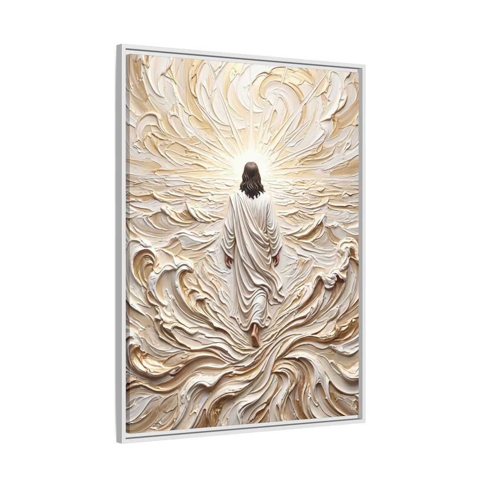 Surrendered in Prayer – Framed Canvas