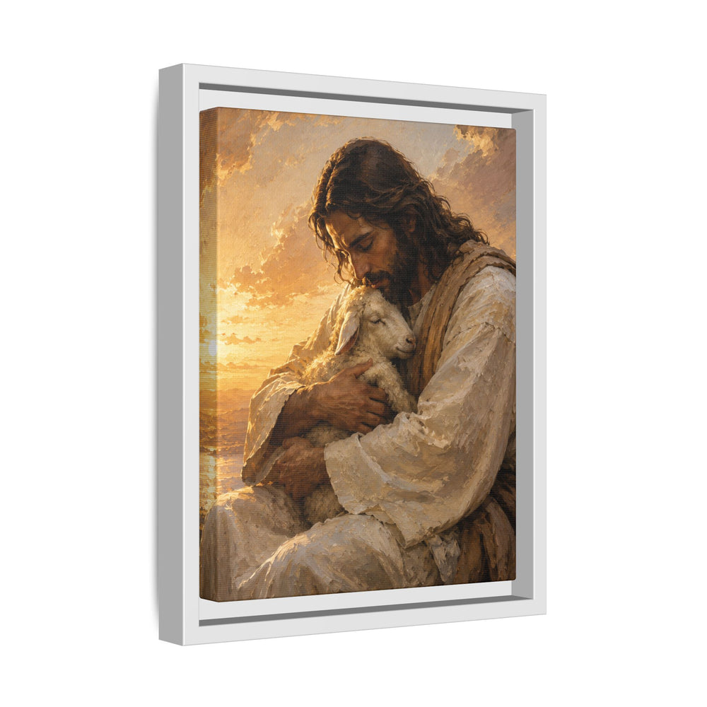 Comfort in His Presence – Framed Canvas