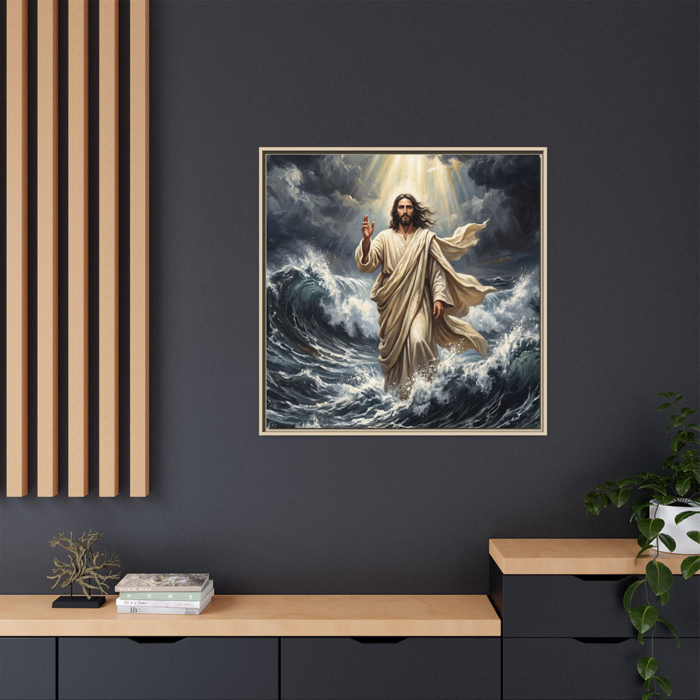 Master of the Storm – Framed Canvas