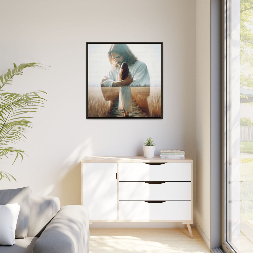Peace, Be Still – Framed Canvas
