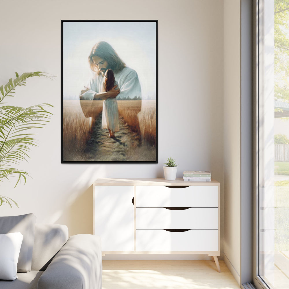 Peace, Be Still – Framed Canvas