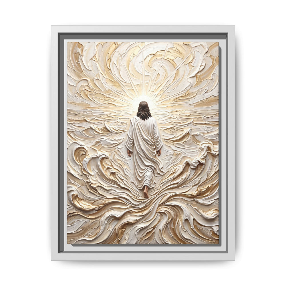 Surrendered in Prayer – Framed Canvas