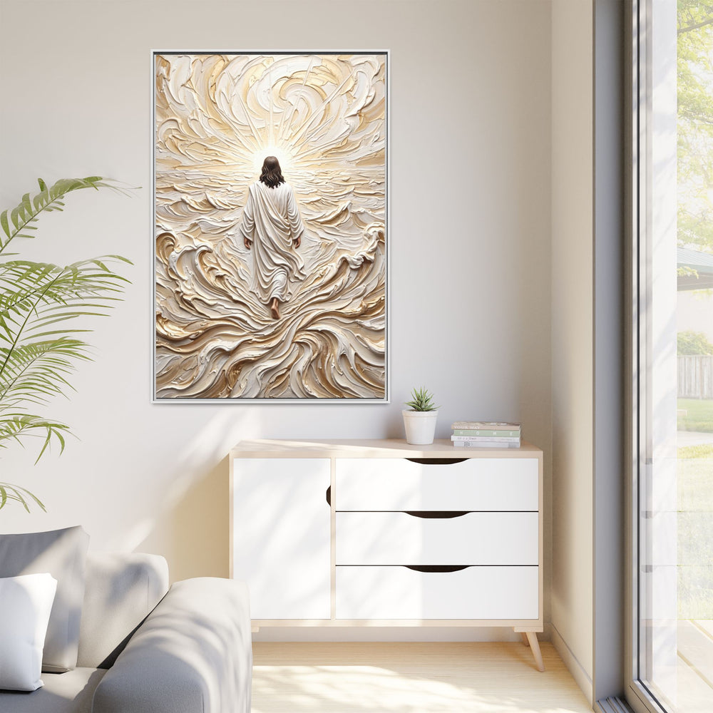Surrendered in Prayer – Framed Canvas