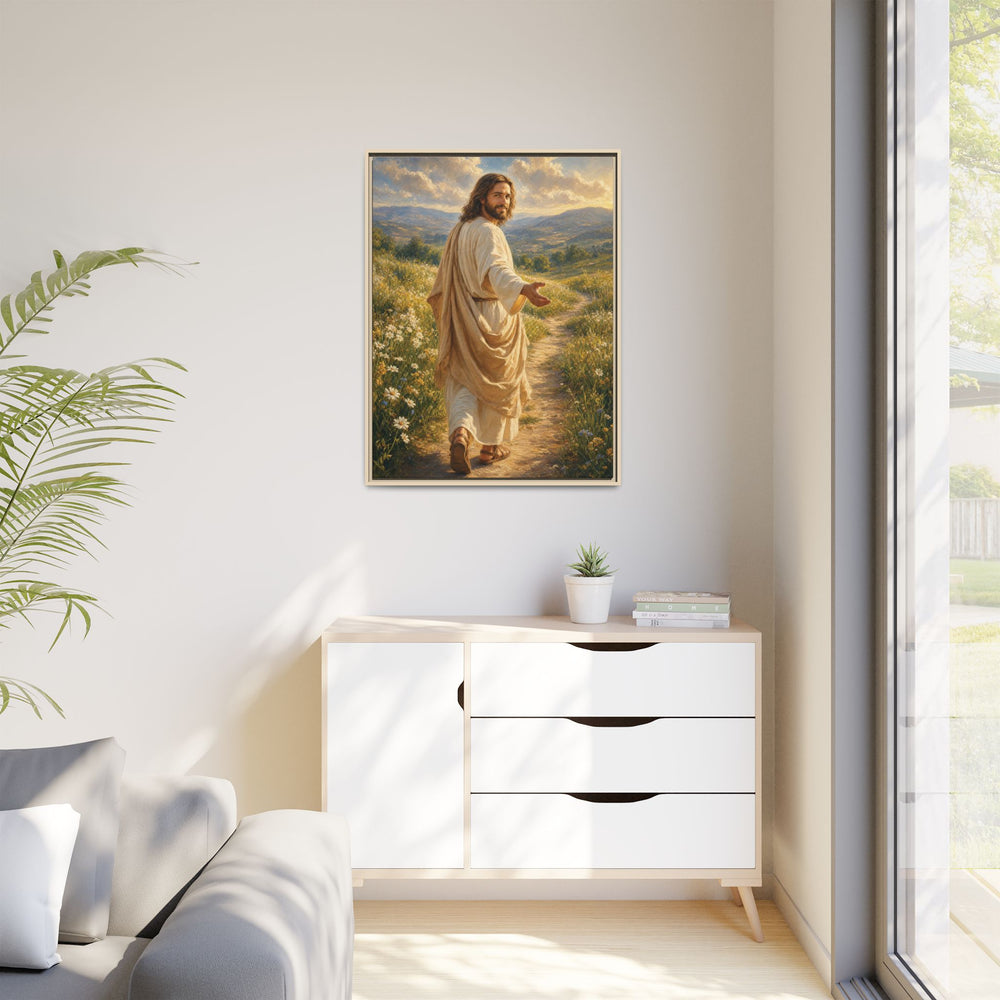 The Good Shepherd – Framed Canvas