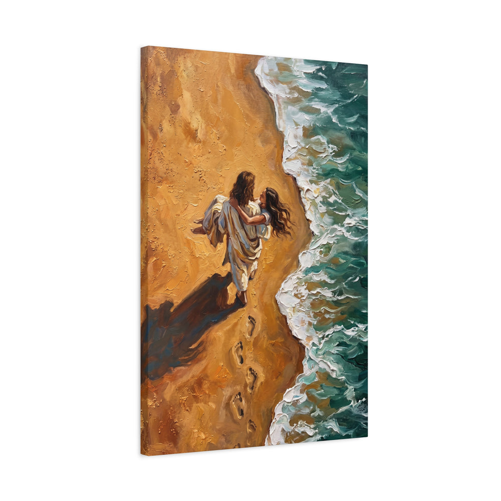 Carried in His Arms – Canvas
