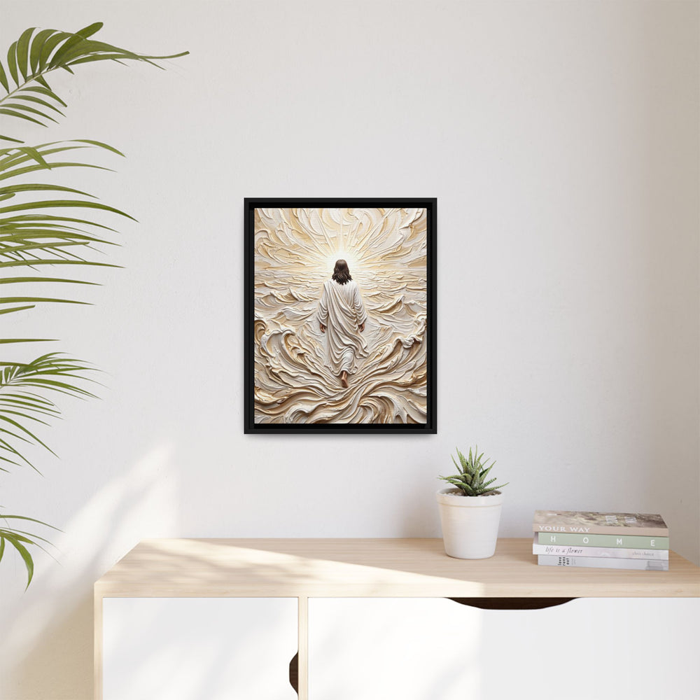 Surrendered in Prayer – Framed Canvas