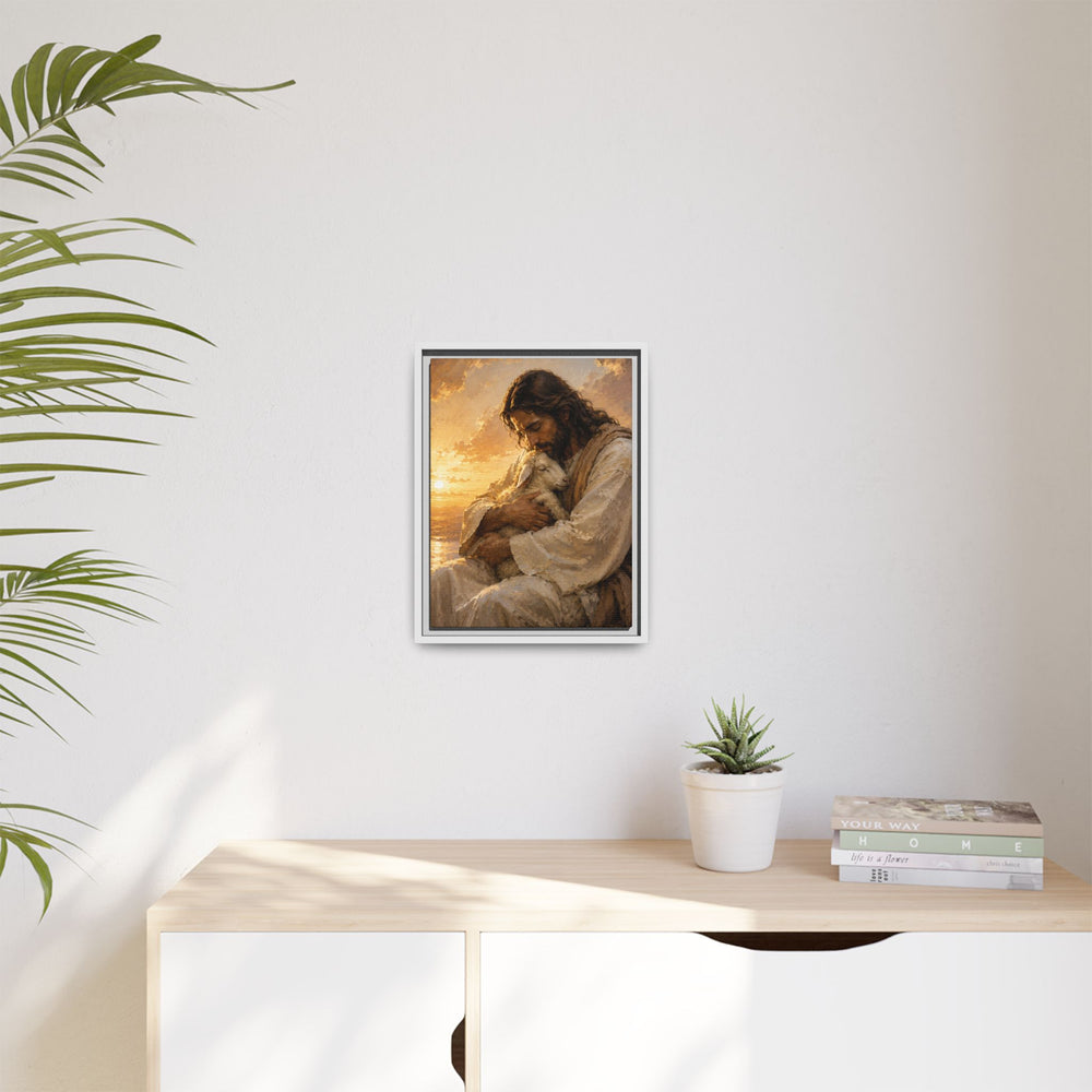Comfort in His Presence – Framed Canvas