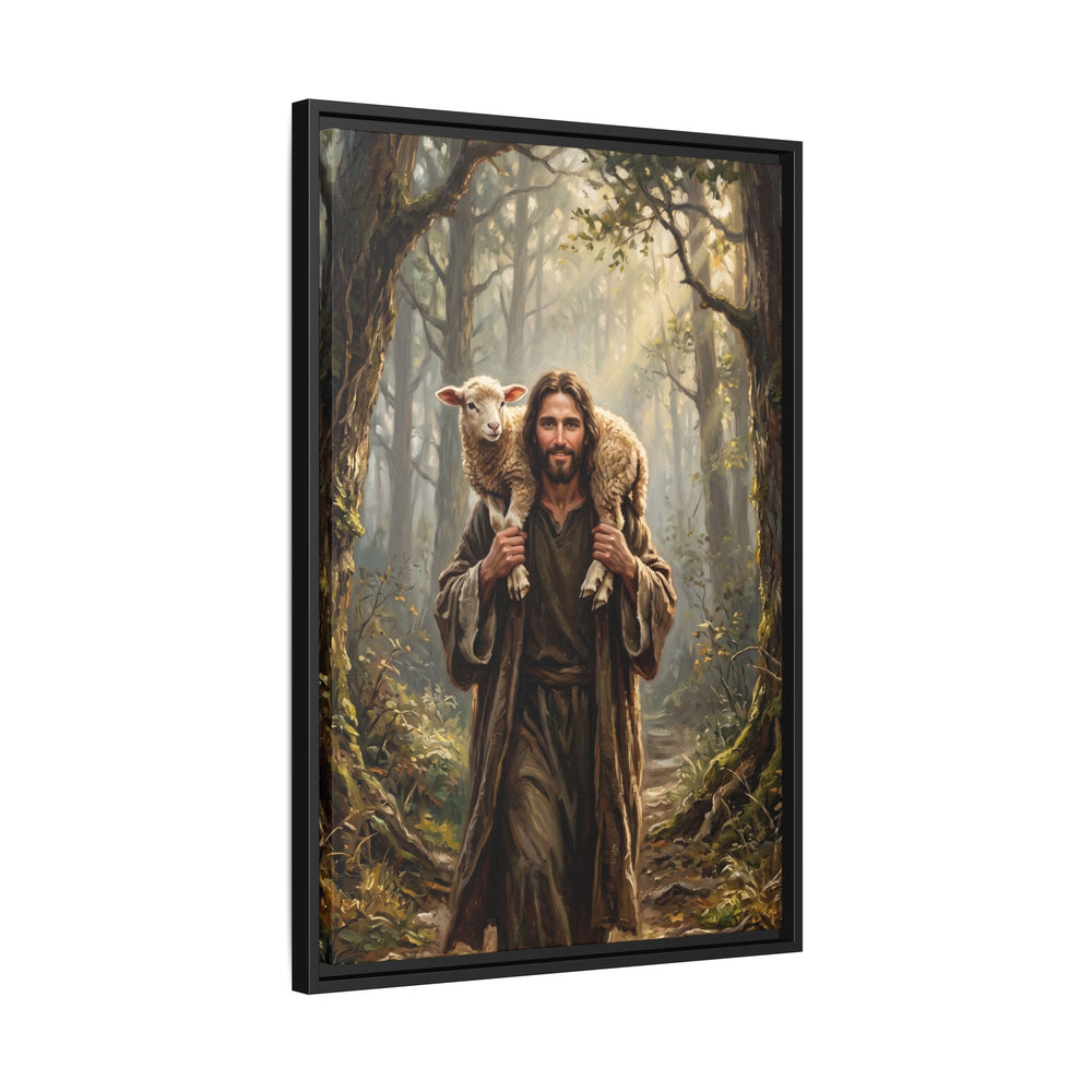 Jesus and the Child – Framed Canvas