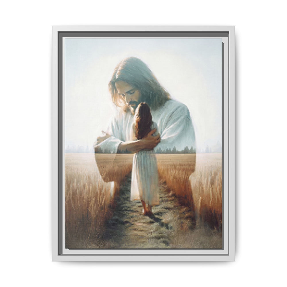 Peace, Be Still – Framed Canvas