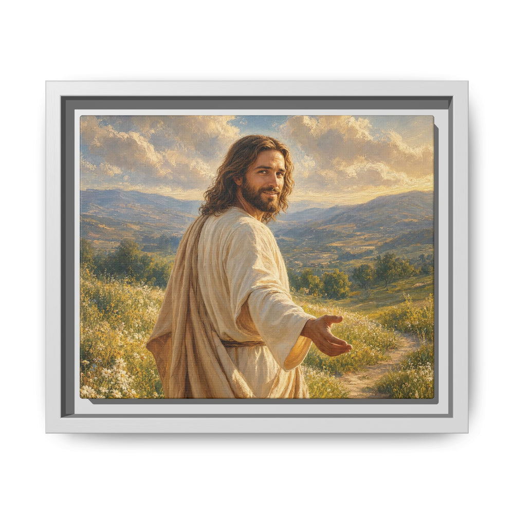 The Good Shepherd – Framed Canvas