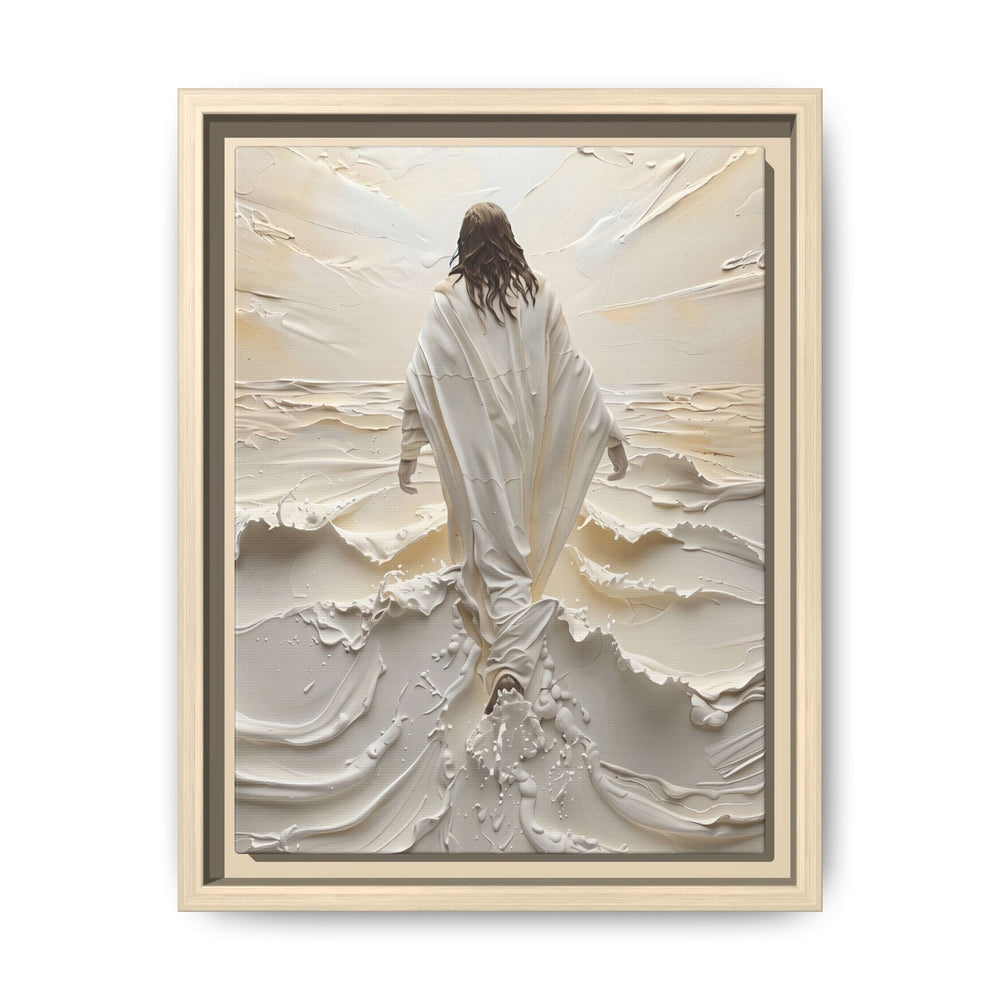 Christ Upon the Waves – Framed Canvas