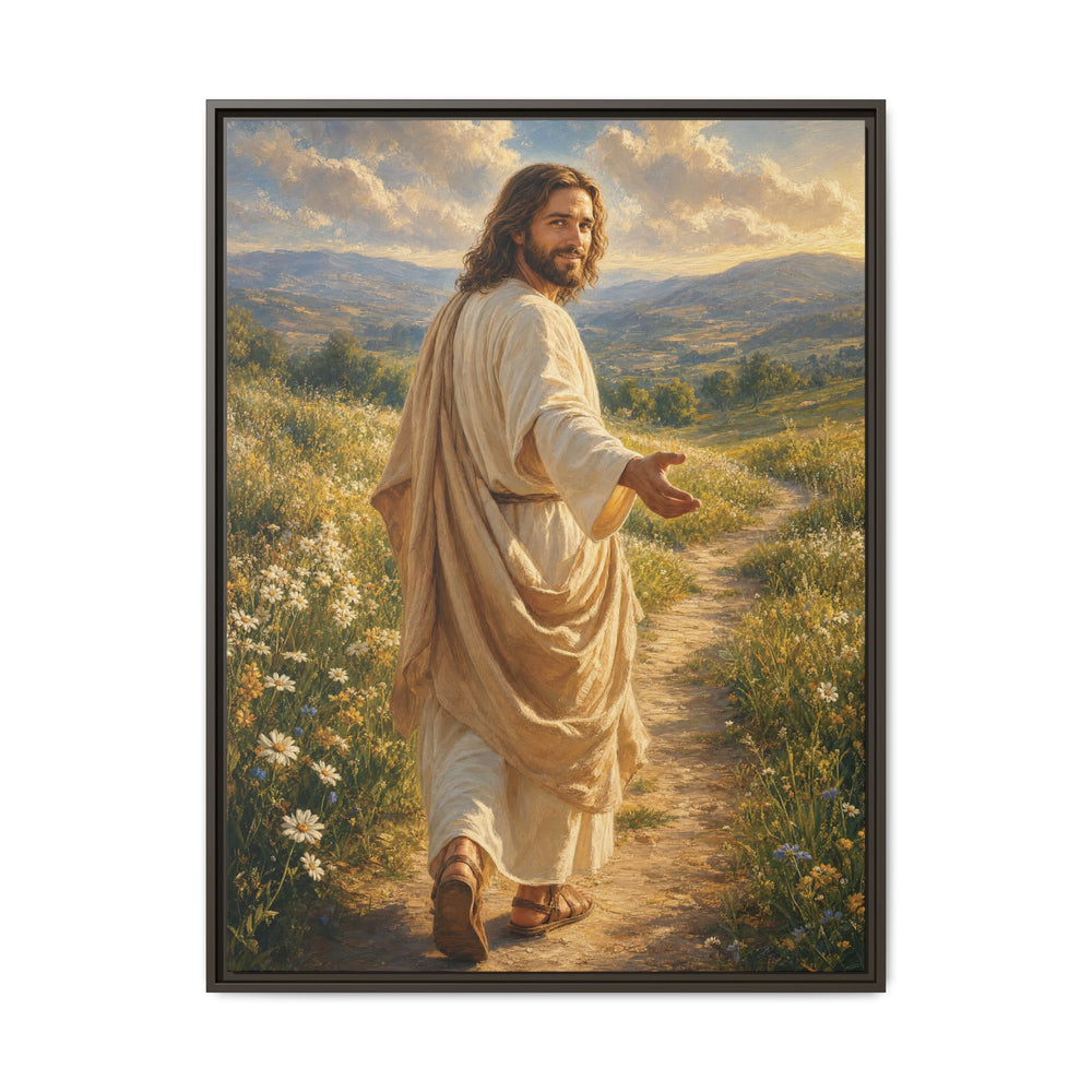 The Good Shepherd – Framed Canvas