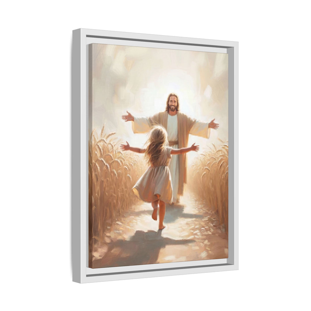With Open Arms – Framed Canvas