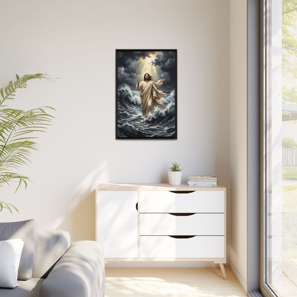 Master of the Storm – Framed Canvas