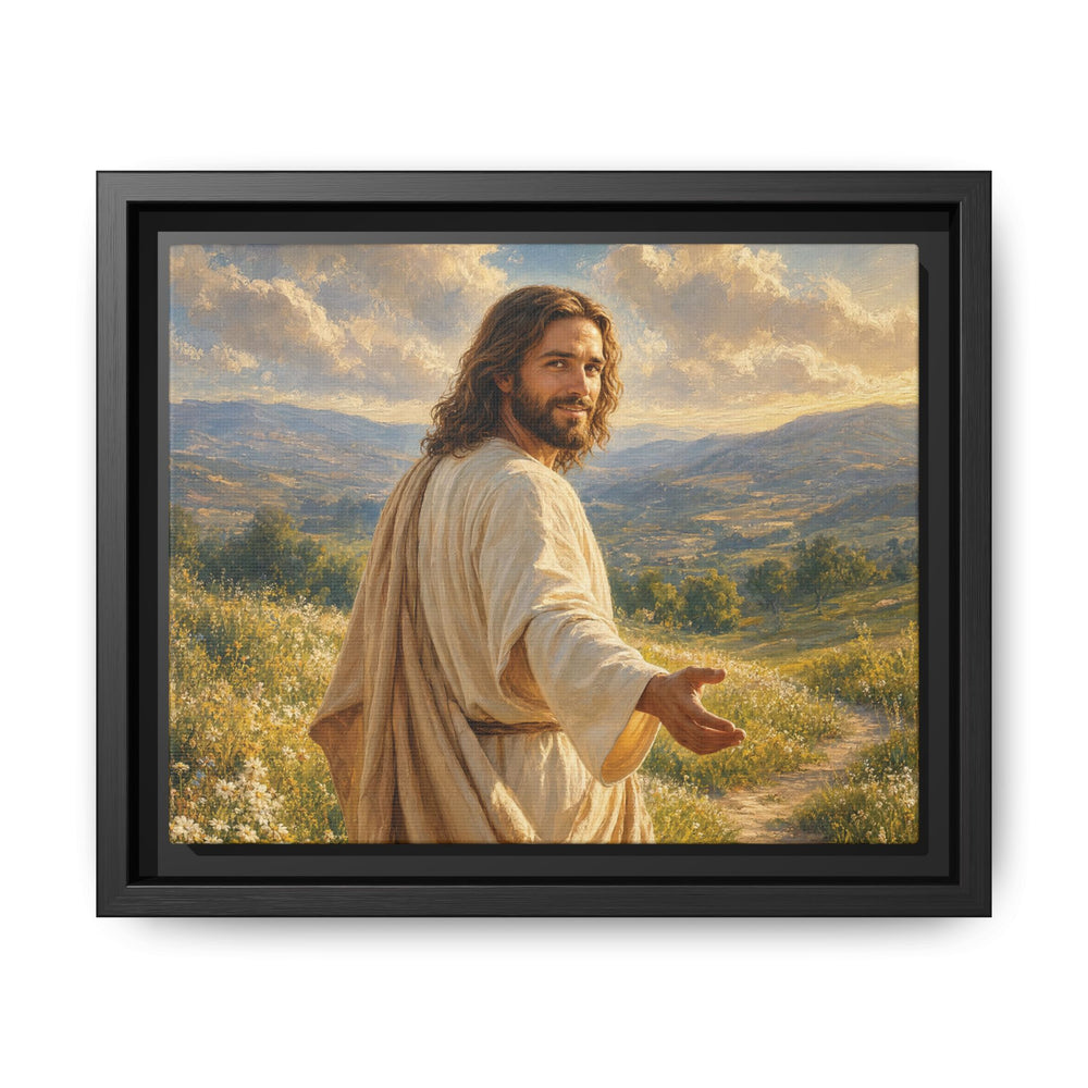 The Good Shepherd – Framed Canvas