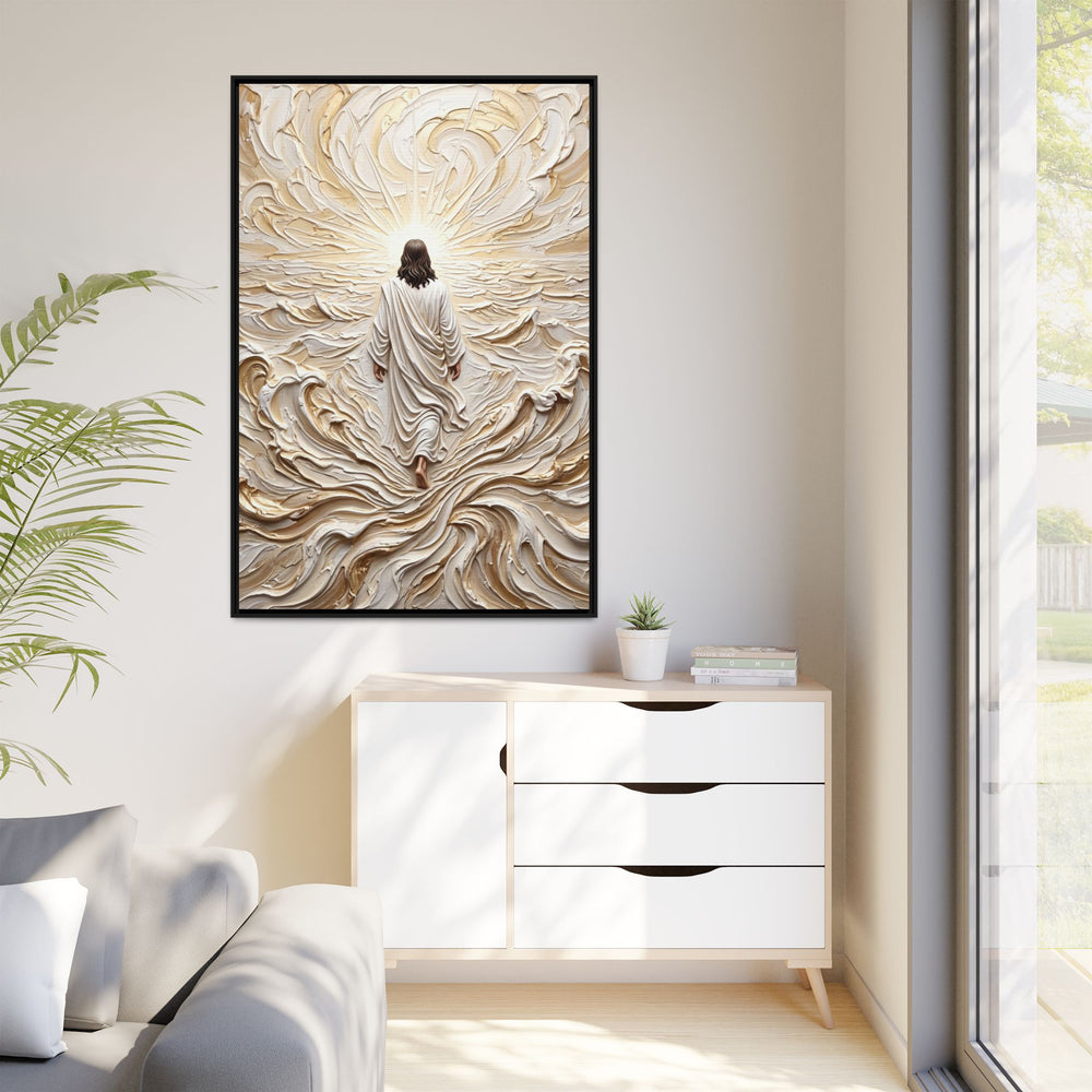 Surrendered in Prayer – Framed Canvas
