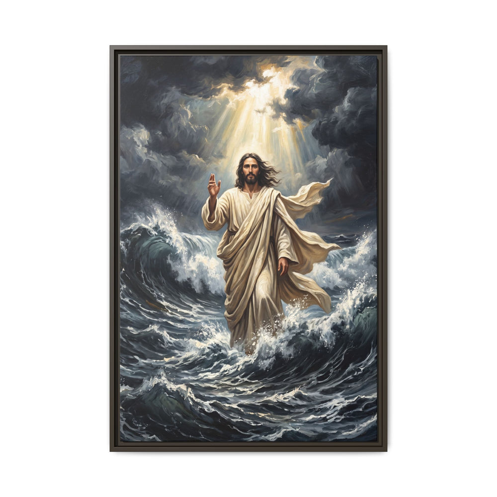 Master of the Storm – Framed Canvas