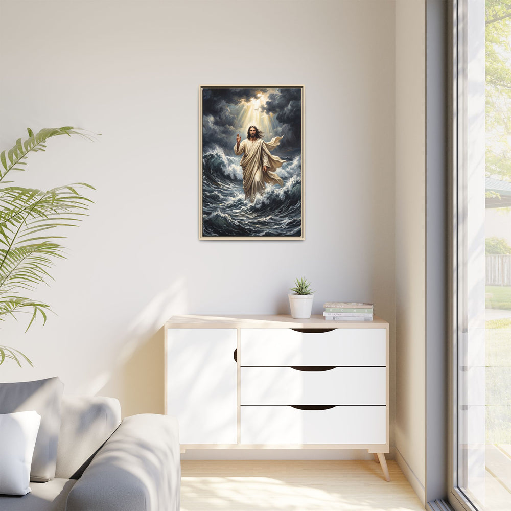 Master of the Storm – Framed Canvas