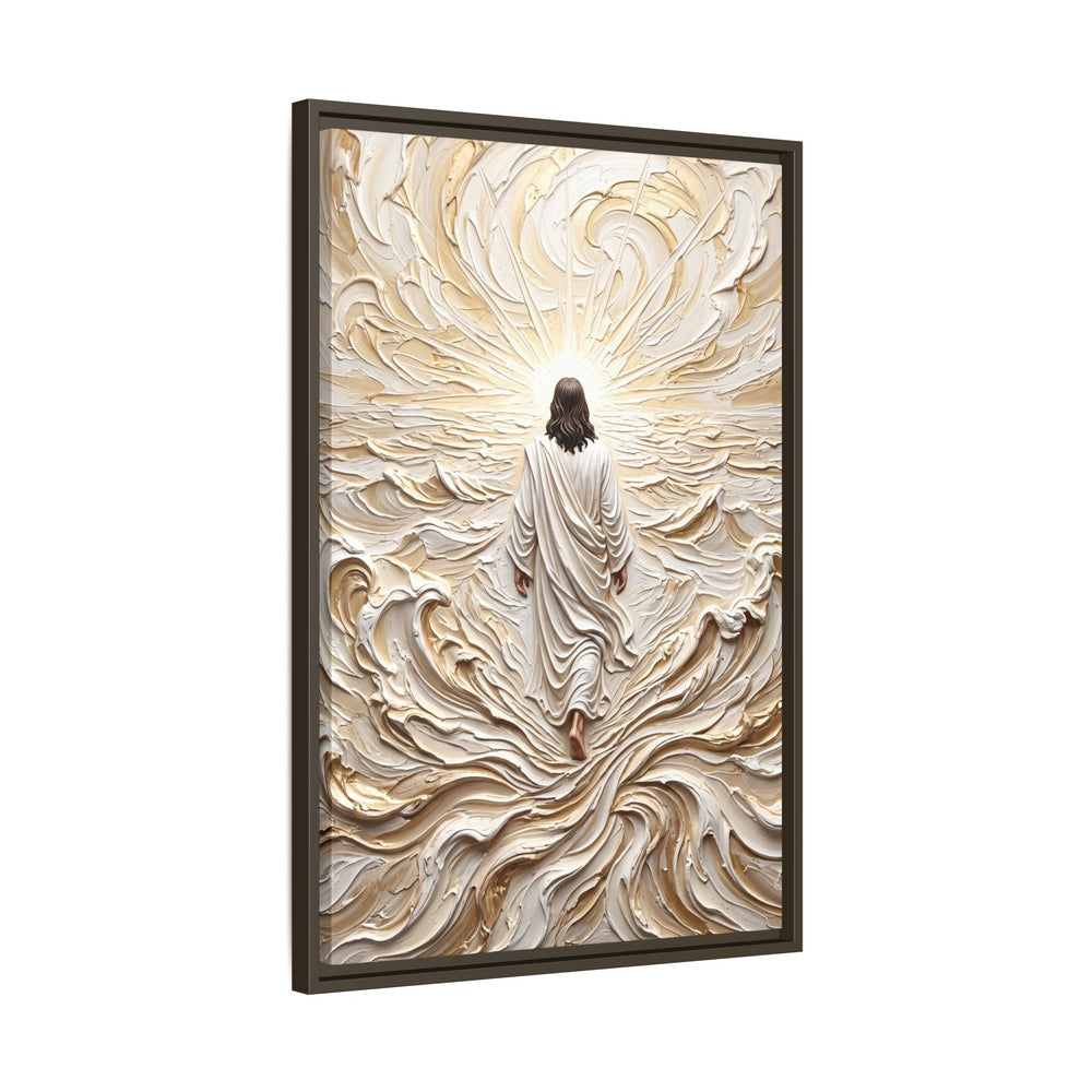 Surrendered in Prayer – Framed Canvas