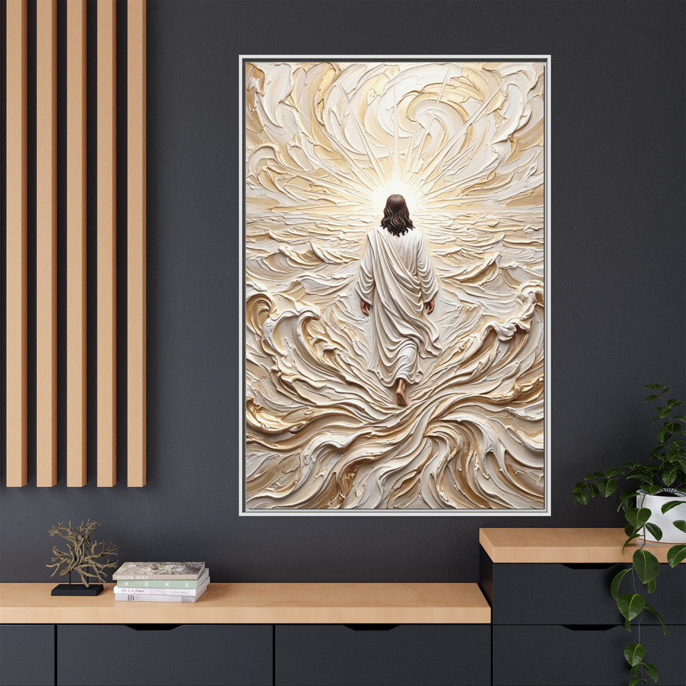 Surrendered in Prayer – Framed Canvas