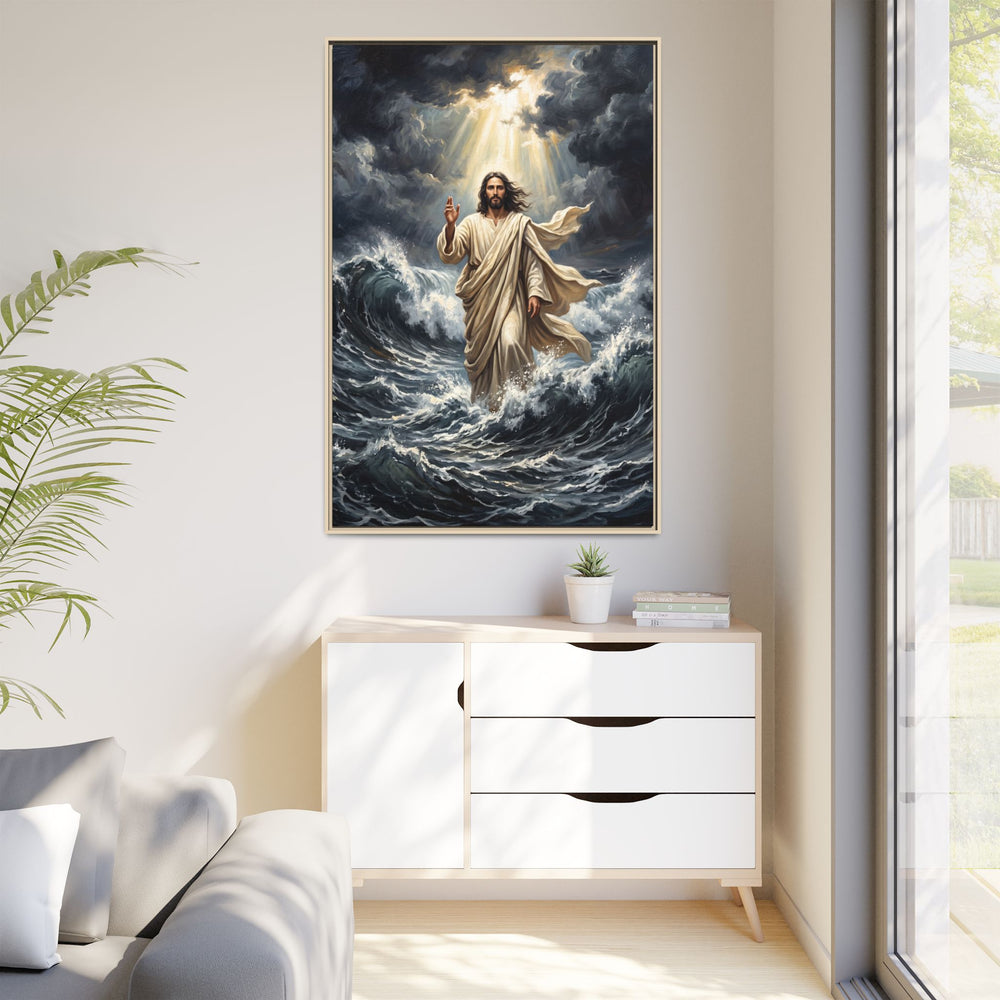 Master of the Storm – Framed Canvas