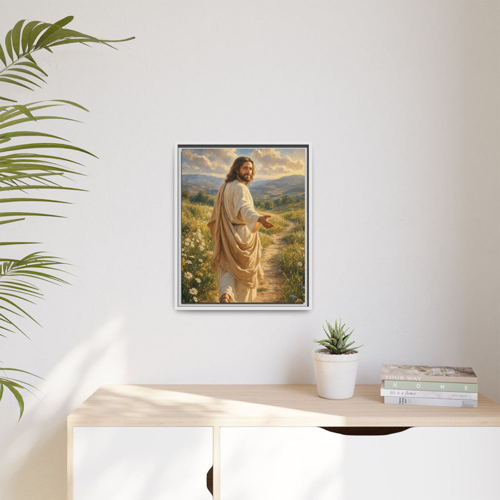 The Good Shepherd – Framed Canvas