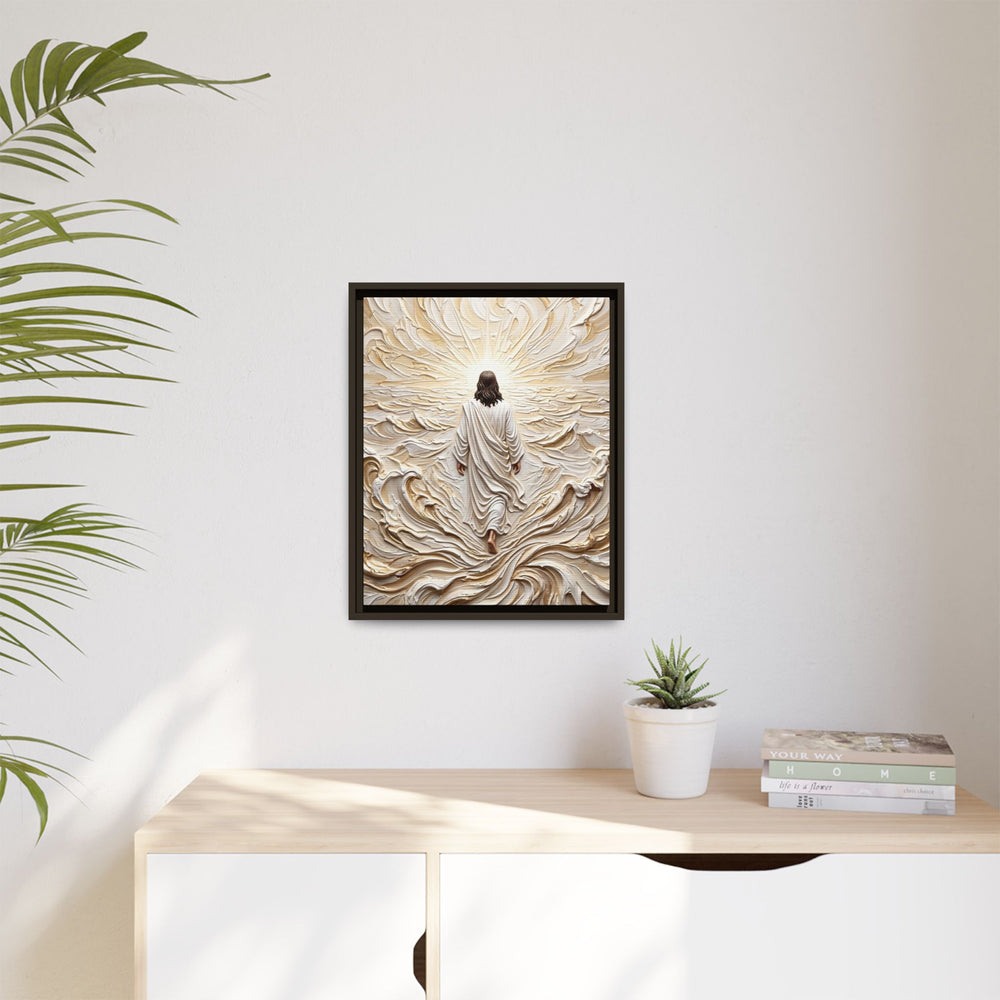 Surrendered in Prayer – Framed Canvas