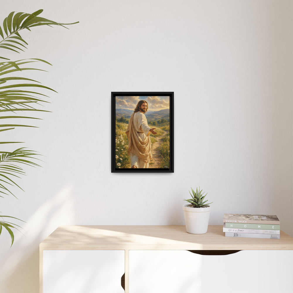 The Good Shepherd – Framed Canvas