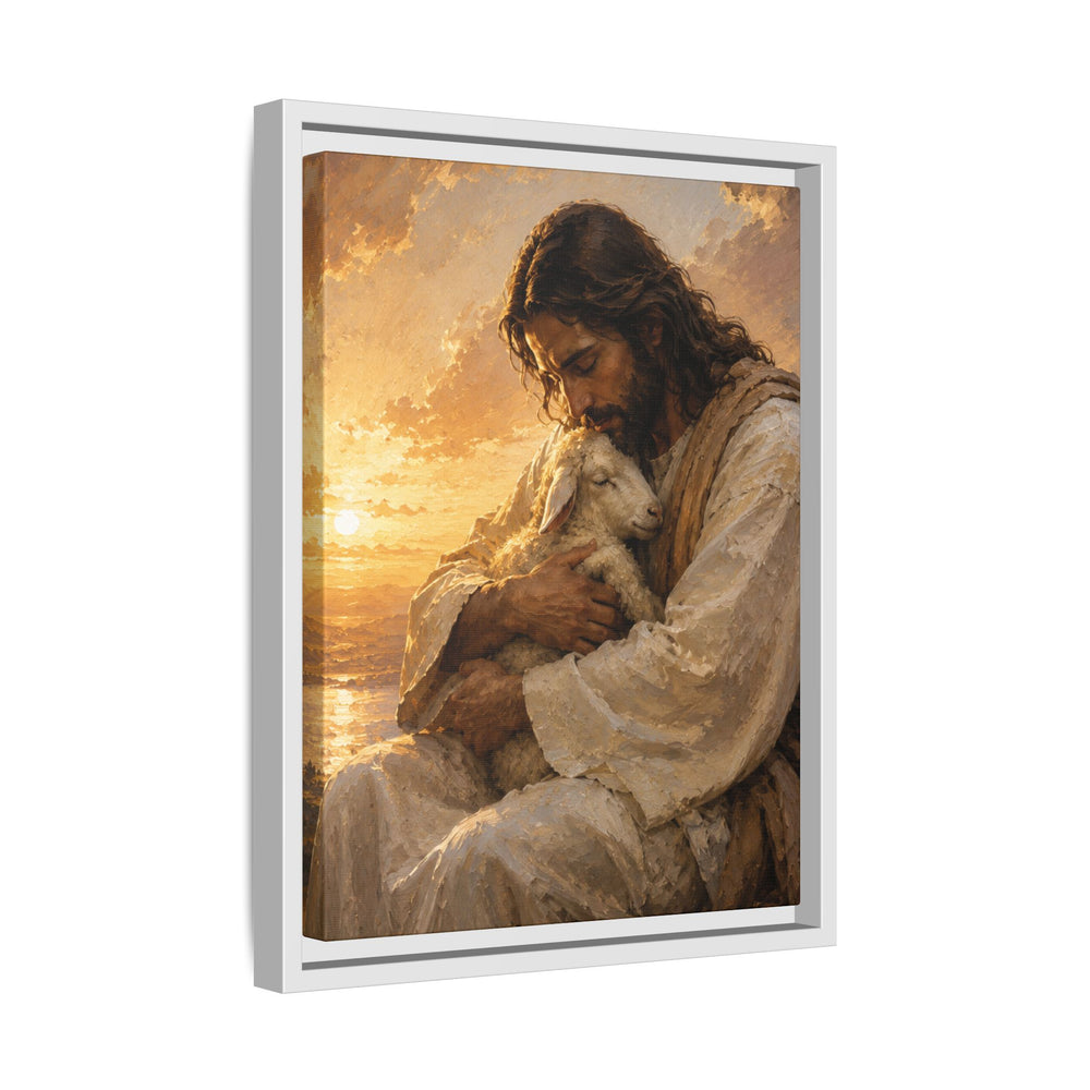 Comfort in His Presence – Framed Canvas