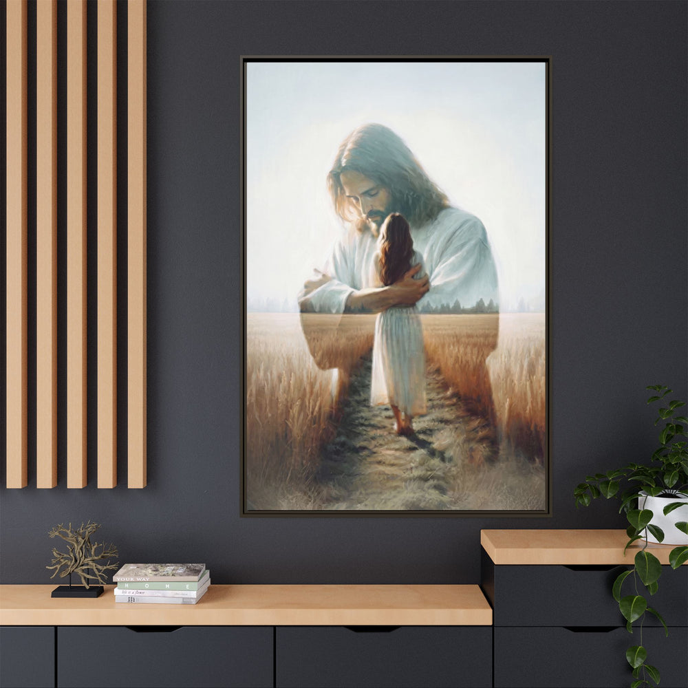 Peace, Be Still – Framed Canvas