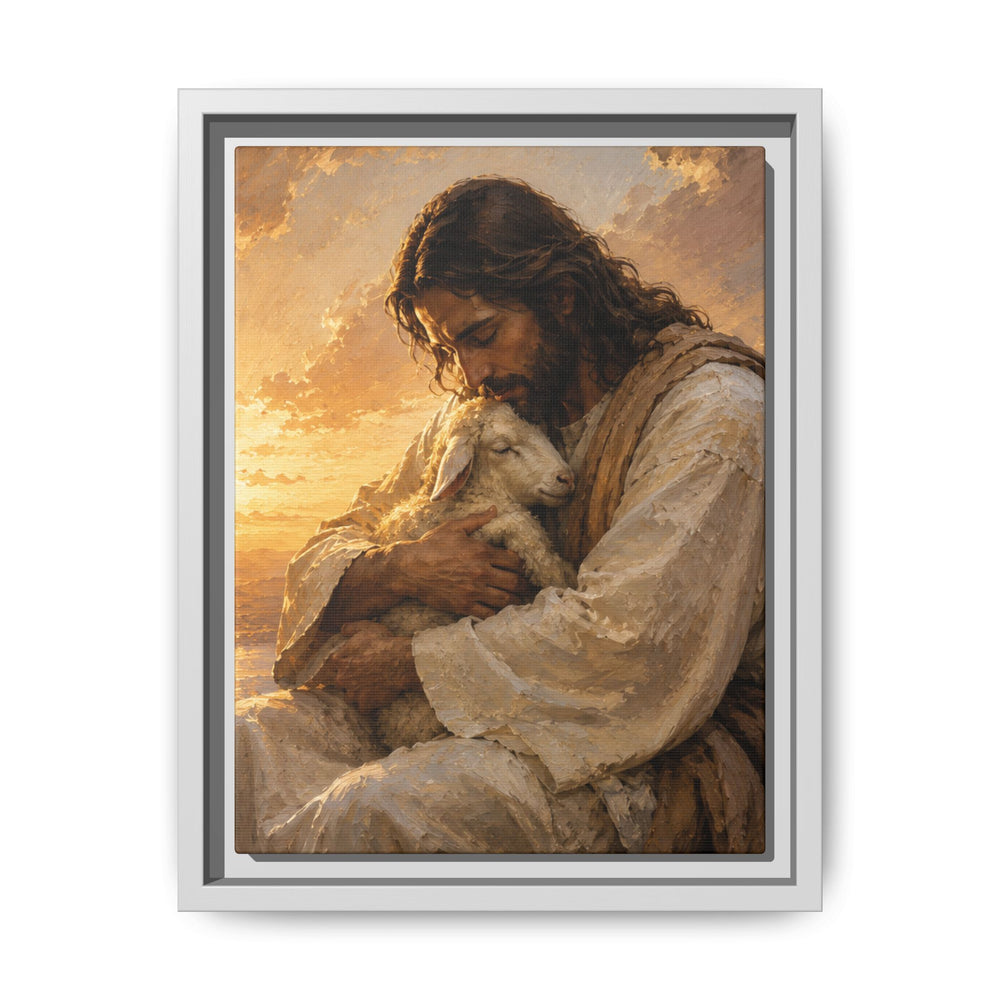 Comfort in His Presence – Framed Canvas