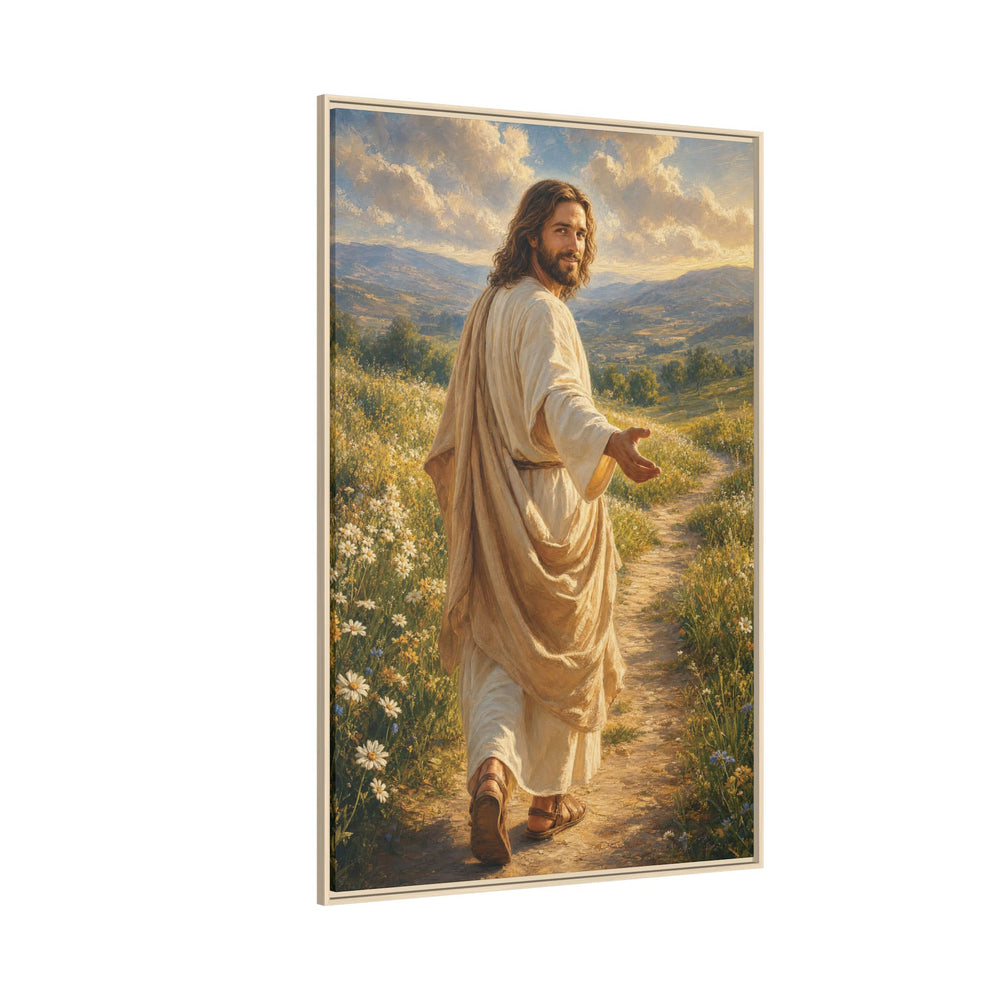 The Good Shepherd – Framed Canvas