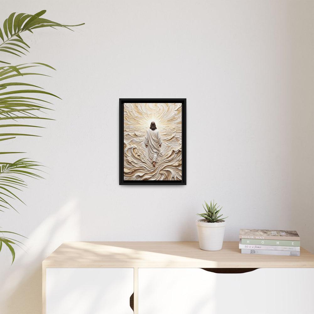 Surrendered in Prayer – Framed Canvas