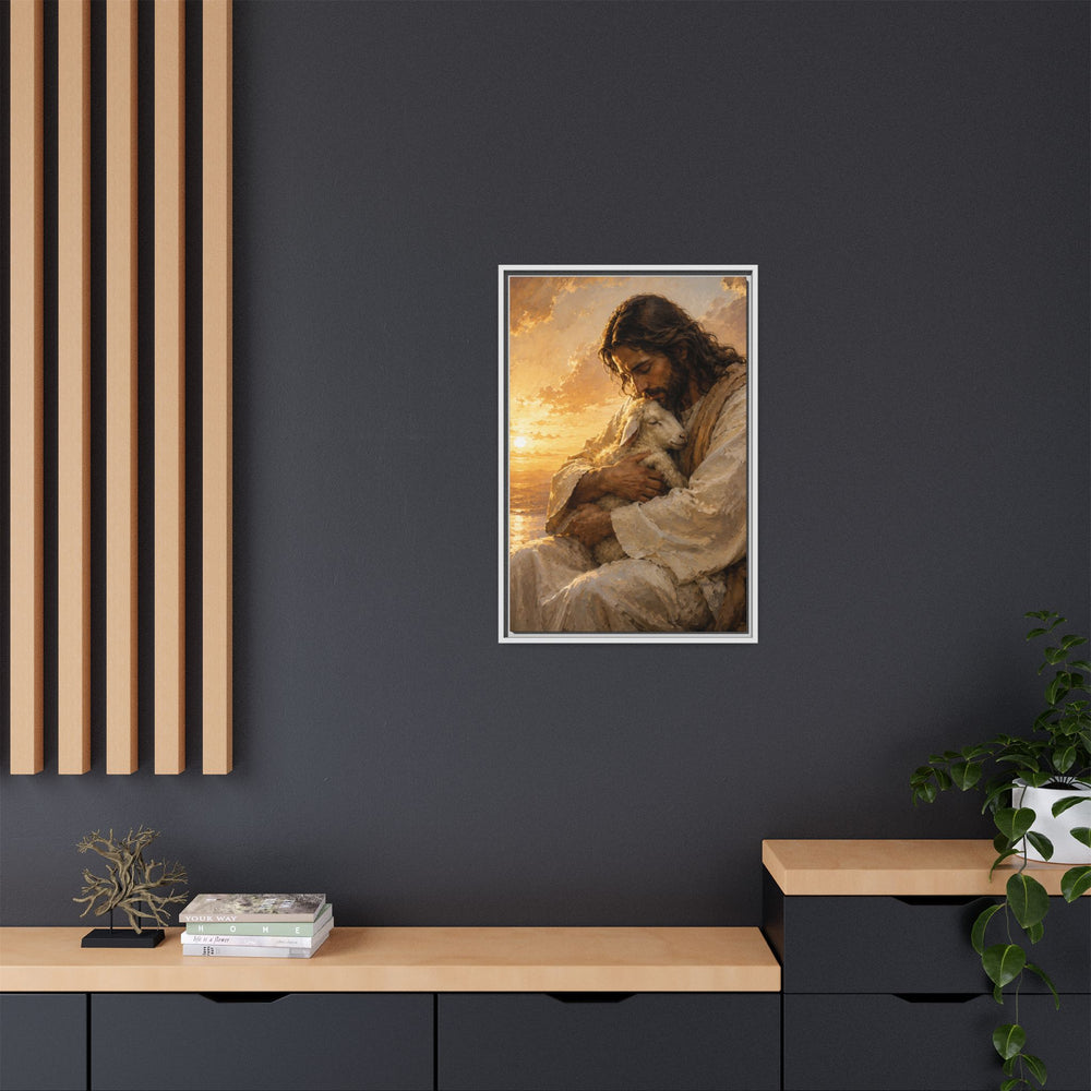 Comfort in His Presence – Framed Canvas