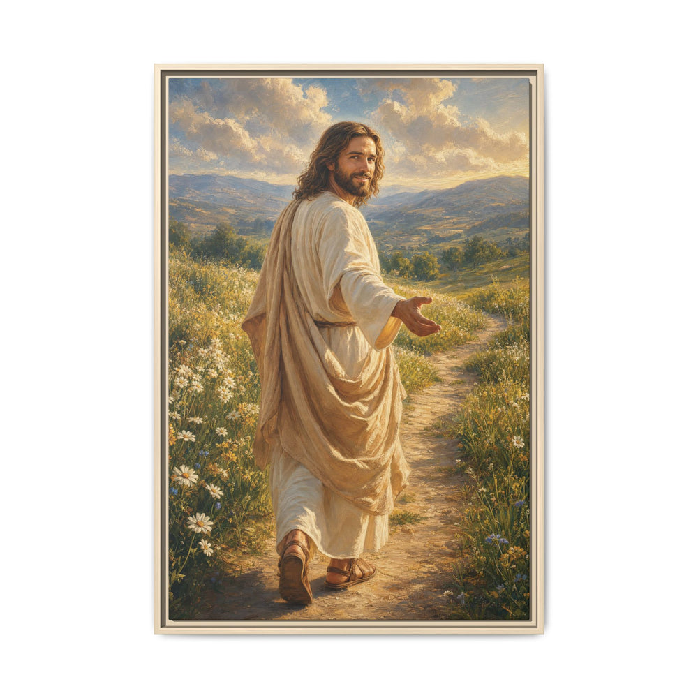 The Good Shepherd – Framed Canvas