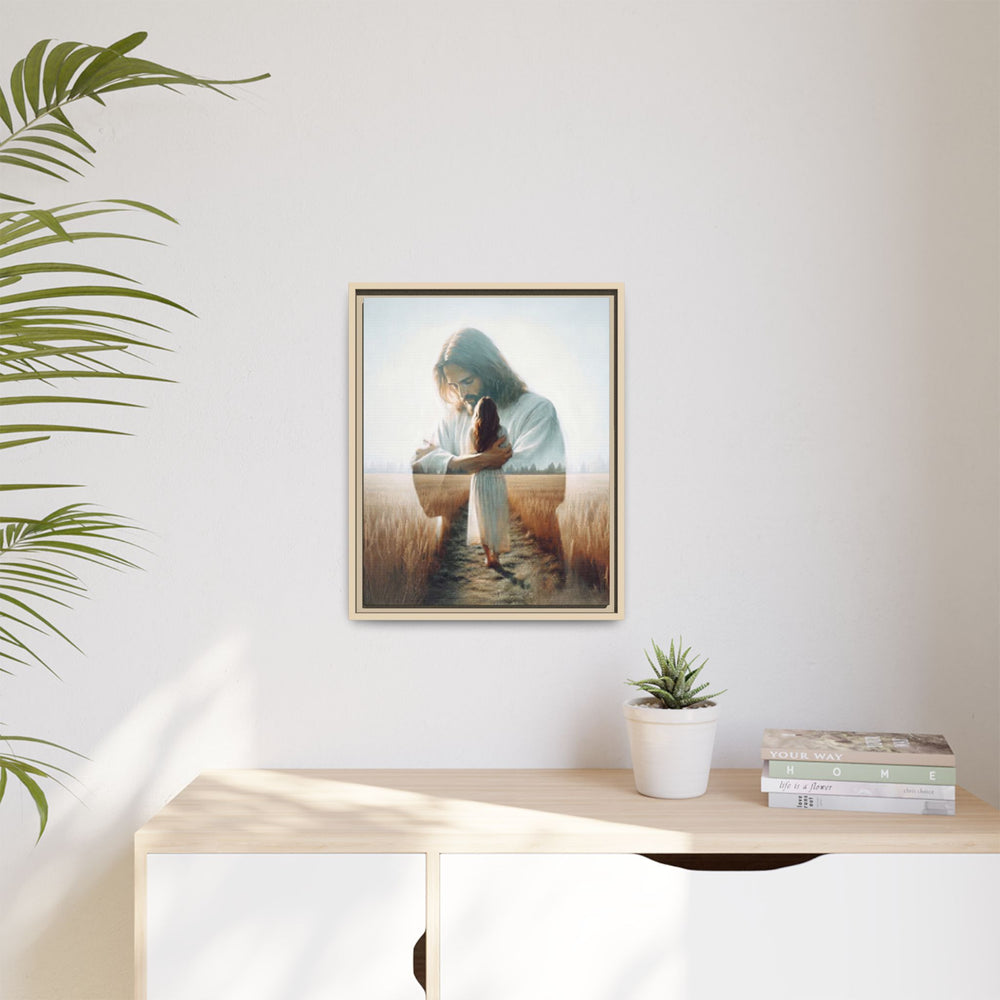 Peace, Be Still – Framed Canvas