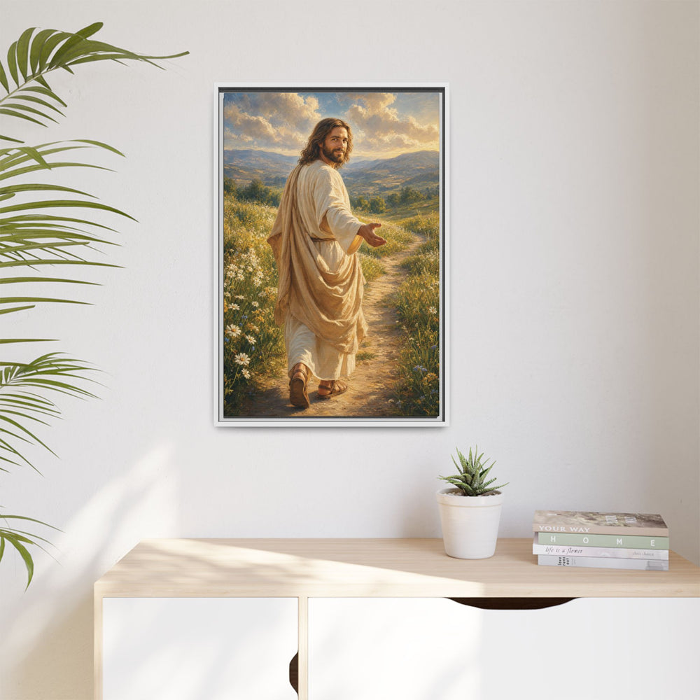 The Good Shepherd – Framed Canvas