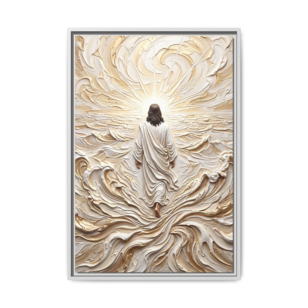 Surrendered in Prayer – Framed Canvas