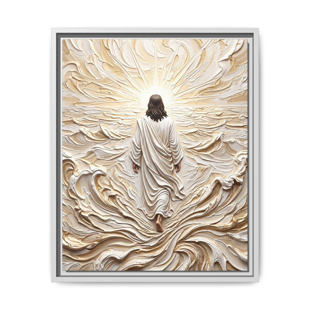Surrendered in Prayer – Framed Canvas