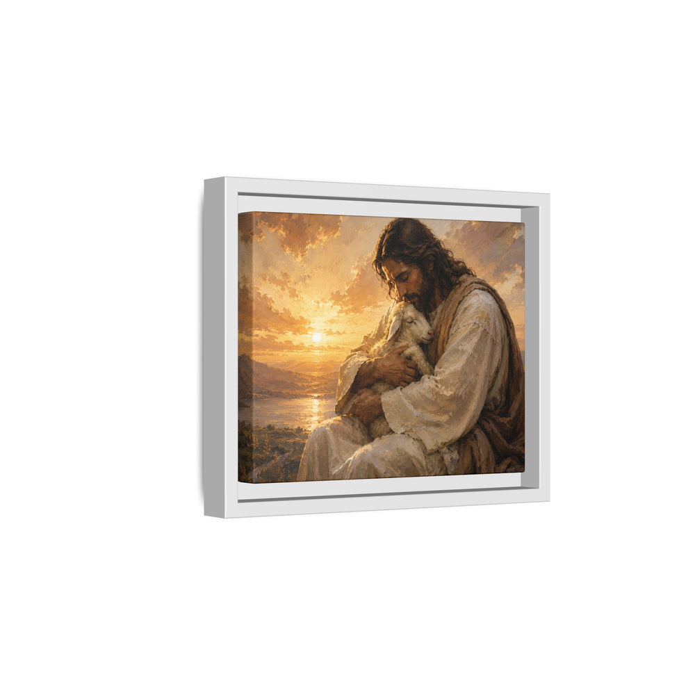 Comfort in His Presence – Framed Canvas