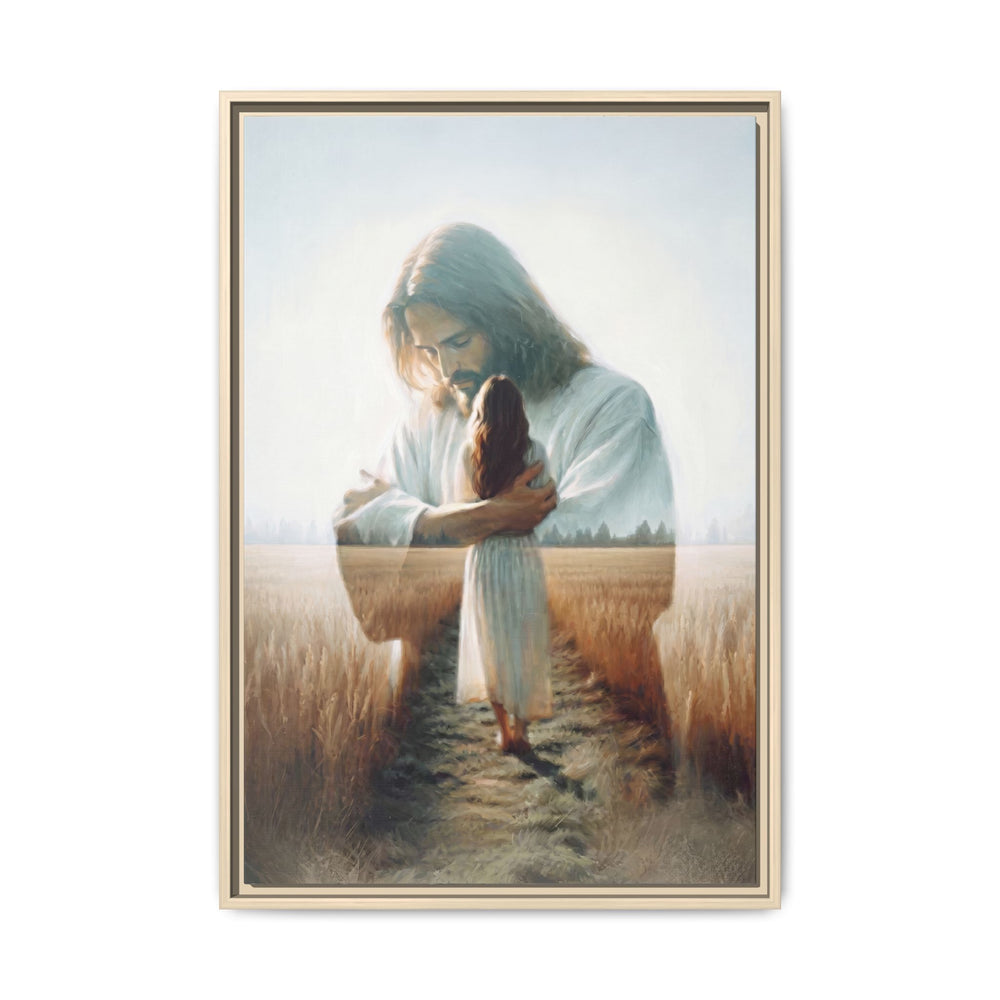 Peace, Be Still – Framed Canvas