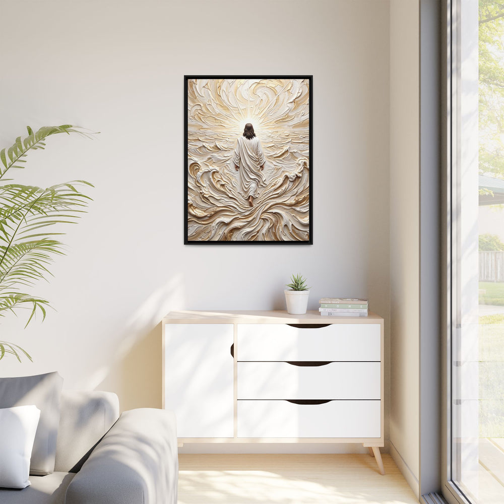 Surrendered in Prayer – Framed Canvas