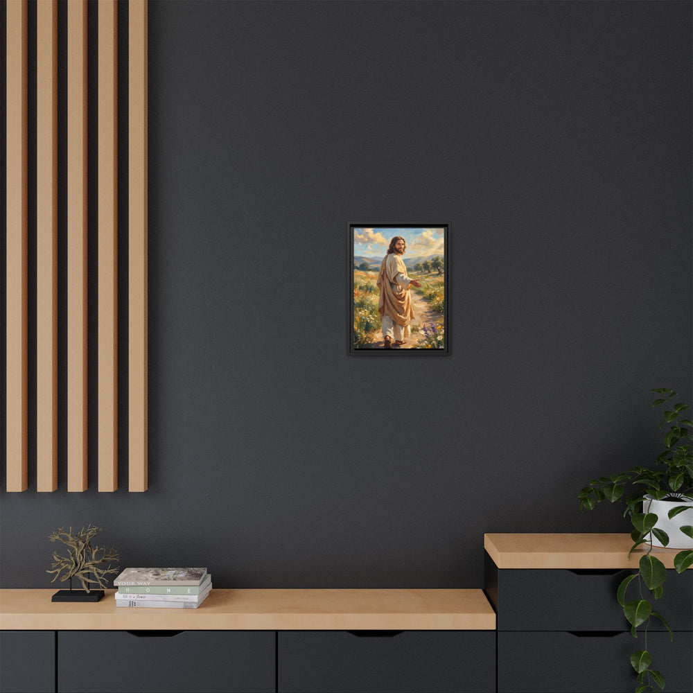 Running to Jesus – Framed Canvas